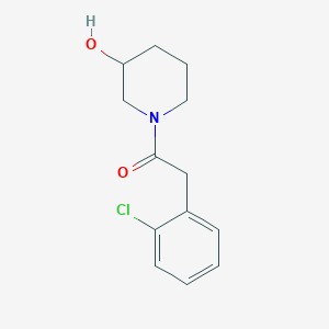 B1462675 2-(2-Chlorophenyl)-1-(3-hydroxypiperidin-1-yl)ethan-1-one CAS No. 1153232-48-4