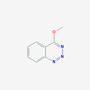 molecular formula C8H7N3O B14626769 1,2,3-Benzotriazine, 4-methoxy- CAS No. 55271-17-5