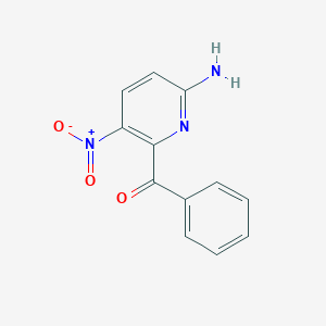 molecular formula C12H9N3O3 B14626785 (6-Amino-3-nitropyridin-2-yl)(phenyl)methanone CAS No. 57059-51-5