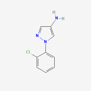 B1462682 1-(2-chlorophenyl)-1H-pyrazol-4-amine CAS No. 14060-57-2
