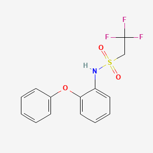 2,2,2-Trifluoro-N-(2-phenoxyphenyl)ethane-1-sulfonamide