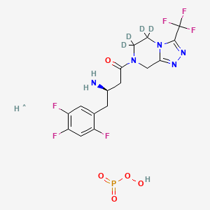 molecular formula C16H17F6N5O5P B1462684 西格列汀-d4 磷酸盐 CAS No. 1432063-88-1
