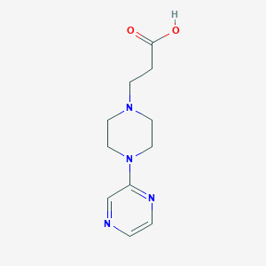 3-[4-(Pyrazin-2-yl)piperazin-1-yl]propanoic acid