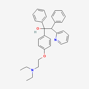 1-(4-Diethylaminoethoxyphenyl)-1,2-di(phenyl)-2-(2-pyridyl)ethanol