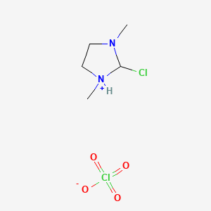 2-Chloro-1,3-dimethylimidazolidin-1-ium perchlorate