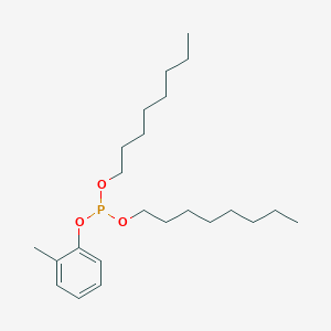 molecular formula C23H41O3P B14626895 2-Methylphenyl dioctyl phosphite CAS No. 57913-10-7