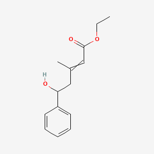 Ethyl 5-hydroxy-3-methyl-5-phenylpent-2-enoate