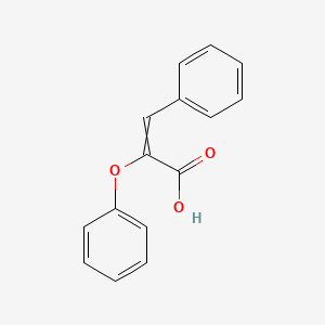 2-Propenoic acid, 2-phenoxy-3-phenyl-, (Z)-