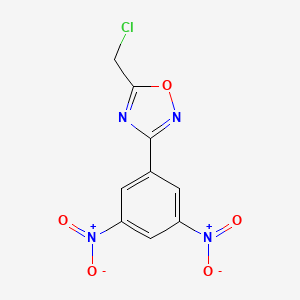 5-(Chloromethyl)-3-(3,5-dinitrophenyl)-1,2,4-oxadiazole