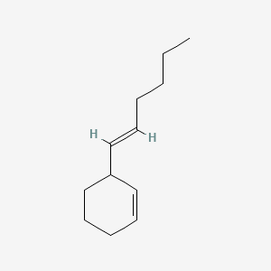 Cyclohexene, 3-(1-hexenyl)-, (E)-