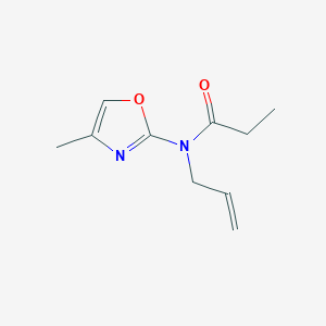 N-(4-Methyl-1,3-oxazol-2-yl)-N-(prop-2-en-1-yl)propanamide