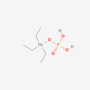 molecular formula C6H17O4PPb B14626929 Lead, triethyl-, phosphate CAS No. 56267-87-9