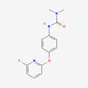 N'-{4-[(6-Fluoropyridin-2-yl)oxy]phenyl}-N,N-dimethylurea