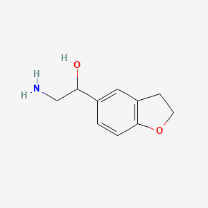 molecular formula C10H13NO2 B1462699 2-Amino-1-(2,3-dihydro-1-benzofuran-5-yl)ethanol CAS No. 1157607-13-0