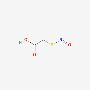 molecular formula C2H3NO3S B14626996 2-Nitrososulfanylacetic acid CAS No. 58024-22-9