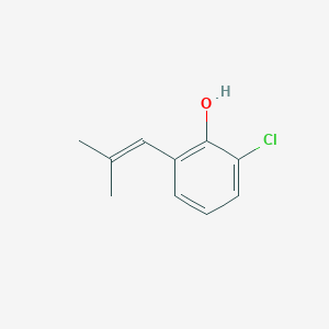 2-Chloro-6-(2-methylprop-1-en-1-yl)phenol