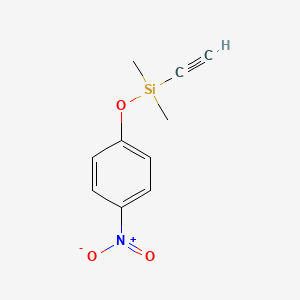 Ethynyl(dimethyl)(4-nitrophenoxy)silane