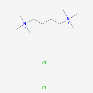 molecular formula C10H26Cl2N2 B14627117 Trimethyl-[4-(trimethylazaniumyl)butyl]azanium;dichloride CAS No. 56971-23-4