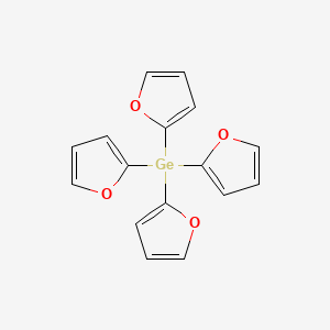 molecular formula C16H12GeO4 B14627120 Germane, tetra-2-furanyl- CAS No. 55811-78-4