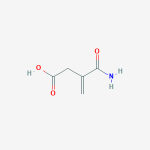 molecular formula C5H7NO3 B14627130 3-Carbamoylbut-3-enoic acid CAS No. 54468-52-9