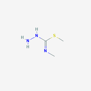 Hydrazinecarboximidothioic acid, N-methyl-, methyl ester