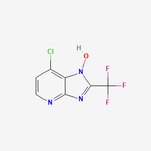 7-Chloro-2-(trifluoromethyl)-1H-imidazo[4,5-b]pyridin-1-ol