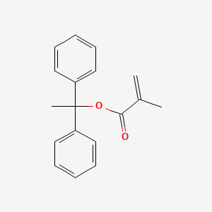 molecular formula C18H18O2 B14627176 1,1-Diphenylethyl 2-methylprop-2-enoate CAS No. 56958-95-3