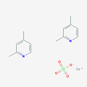 Copper(1+);2,4-dimethylpyridine;perchlorate