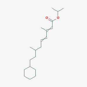 Propan-2-yl 9-cyclohexyl-3,7-dimethylnona-2,4-dienoate