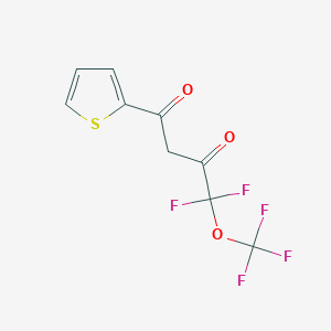 1,3-Butanedione, 4,4-difluoro-1-(2-thienyl)-4-(trifluoromethoxy)-