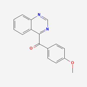 Methanone, (4-methoxyphenyl)-4-quinazolinyl-