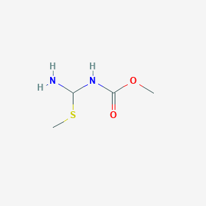 Methyl [amino(methylsulfanyl)methyl]carbamate