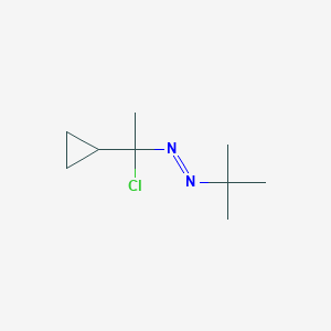 (E)-1-tert-Butyl-2-(1-chloro-1-cyclopropylethyl)diazene