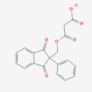 Mono((2,3-dihydro-1,3-dioxo-2-phenyl-1H-inden-2-yl)methyl) propanedioate