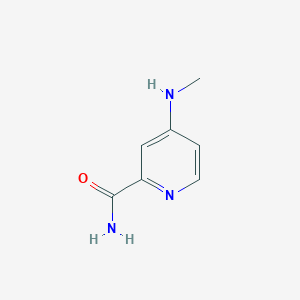 molecular formula C7H9N3O B1462735 4-(甲基氨基)吡啶-2-甲酰胺 CAS No. 1154590-95-0