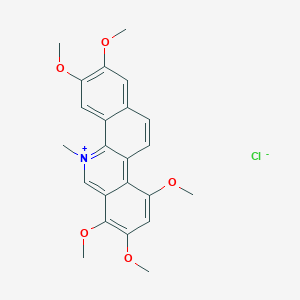 molecular formula C23H24ClNO5 B14627360 Sanguilutine Chloride CAS No. 55950-34-0