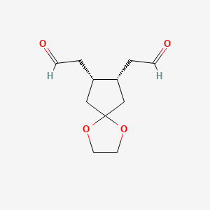 2,2'-[(7R,8S)-1,4-Dioxaspiro[4.4]nonane-7,8-diyl]diacetaldehyde