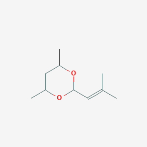 4,6-Dimethyl-2-(2-methylprop-1-en-1-yl)-1,3-dioxane