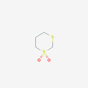 molecular formula C4H8O2S2 B14627427 1,3-Dithiane, 1,1-dioxide CAS No. 55337-75-2