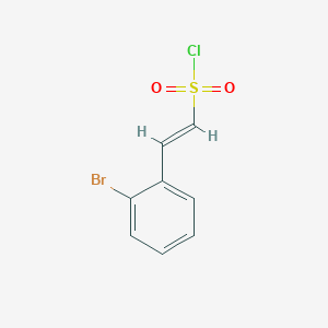 B1462743 2-(2-Bromophenyl)ethene-1-sulfonyl chloride CAS No. 1158100-40-3