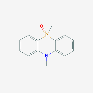 molecular formula C14H14NOP B14627441 5,10-Dimethylphenophosphazinine 10-oxide CAS No. 58943-97-8