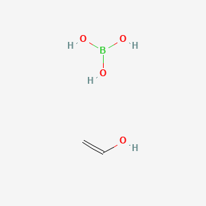 molecular formula C2H7BO4 B14627448 Boric acid;ethenol CAS No. 55199-96-7