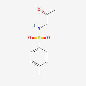 molecular formula C10H13NO3S B14627495 4-Methyl-N-(2-oxopropyl)benzene-1-sulfonamide CAS No. 54972-26-8