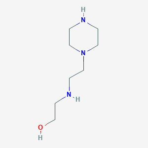 B146275 2-((2-(Piperazin-1-yl)ethyl)amino)ethanol CAS No. 134699-02-8