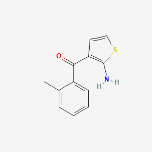 Methanone, (2-amino-3-thienyl)(2-methylphenyl)-