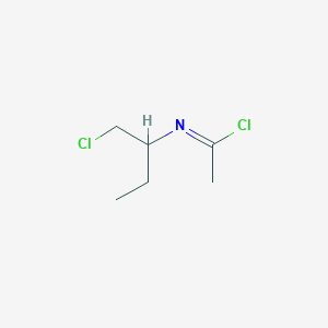 (1E)-N-(1-Chlorobutan-2-yl)ethanimidoyl chloride