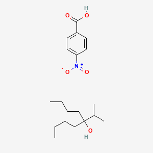 4-Nitrobenzoic acid;5-propan-2-ylnonan-5-ol