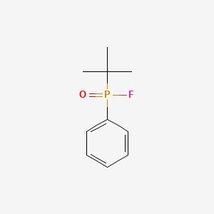 molecular formula C10H14FOP B14627593 (1,1-Dimethylethyl)phenyl phosphinic fluoride CAS No. 55236-56-1