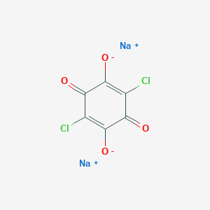 B146276 2,5-Cyclohexadiene-1,4-dione, 2,5-dichloro-3,6-dihydroxy-, disodium salt CAS No. 36275-66-8