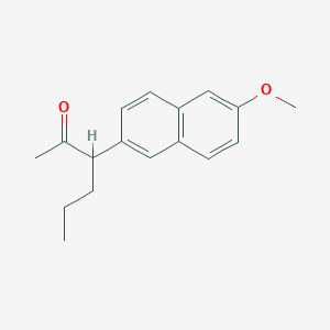 3-(6-Methoxynaphthalen-2-yl)hexan-2-one